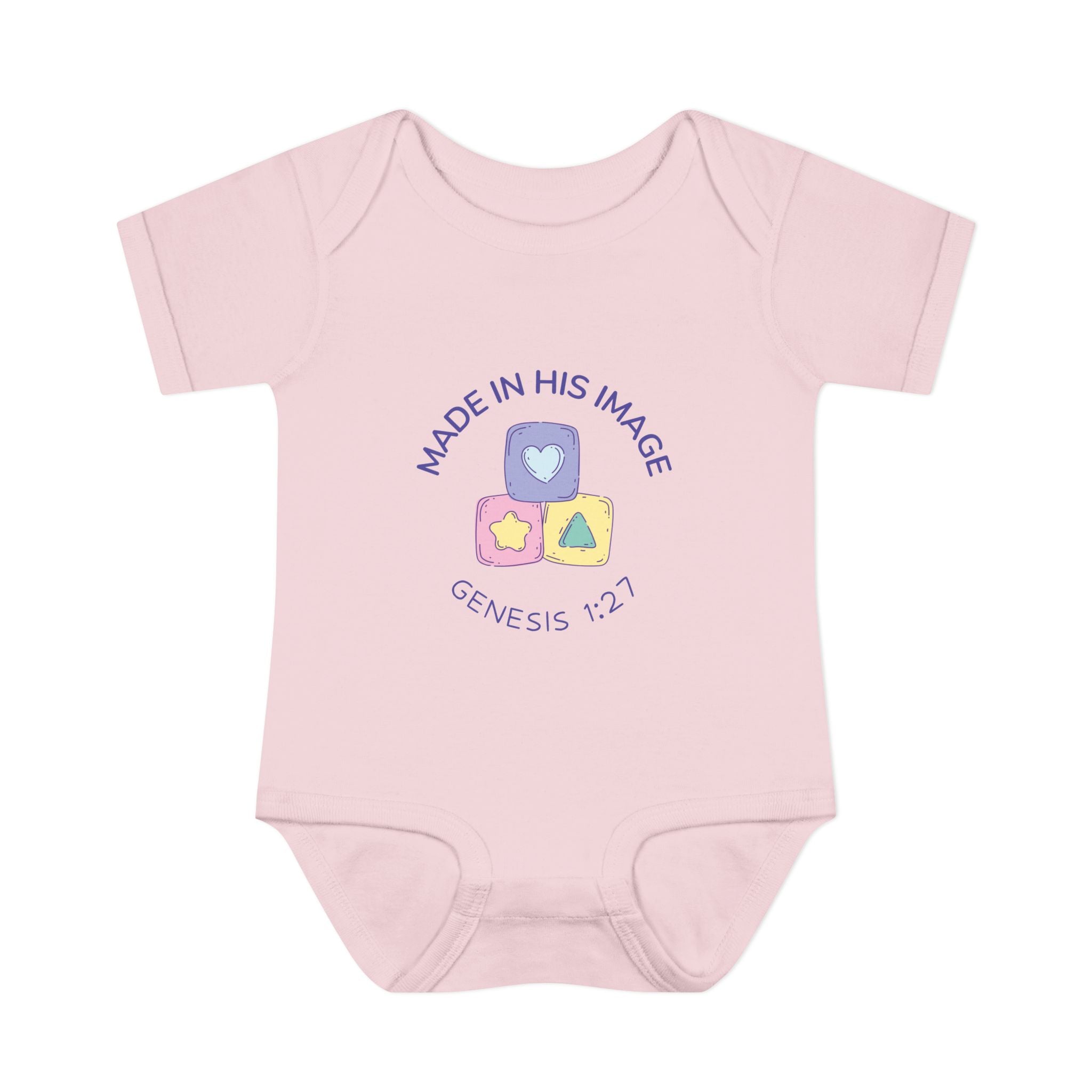 Made in God's Image Infant Bodysuit, Cute Baby Outfit, Baby Shower Gift, Newborn Clothes, Christian Baby Apparel