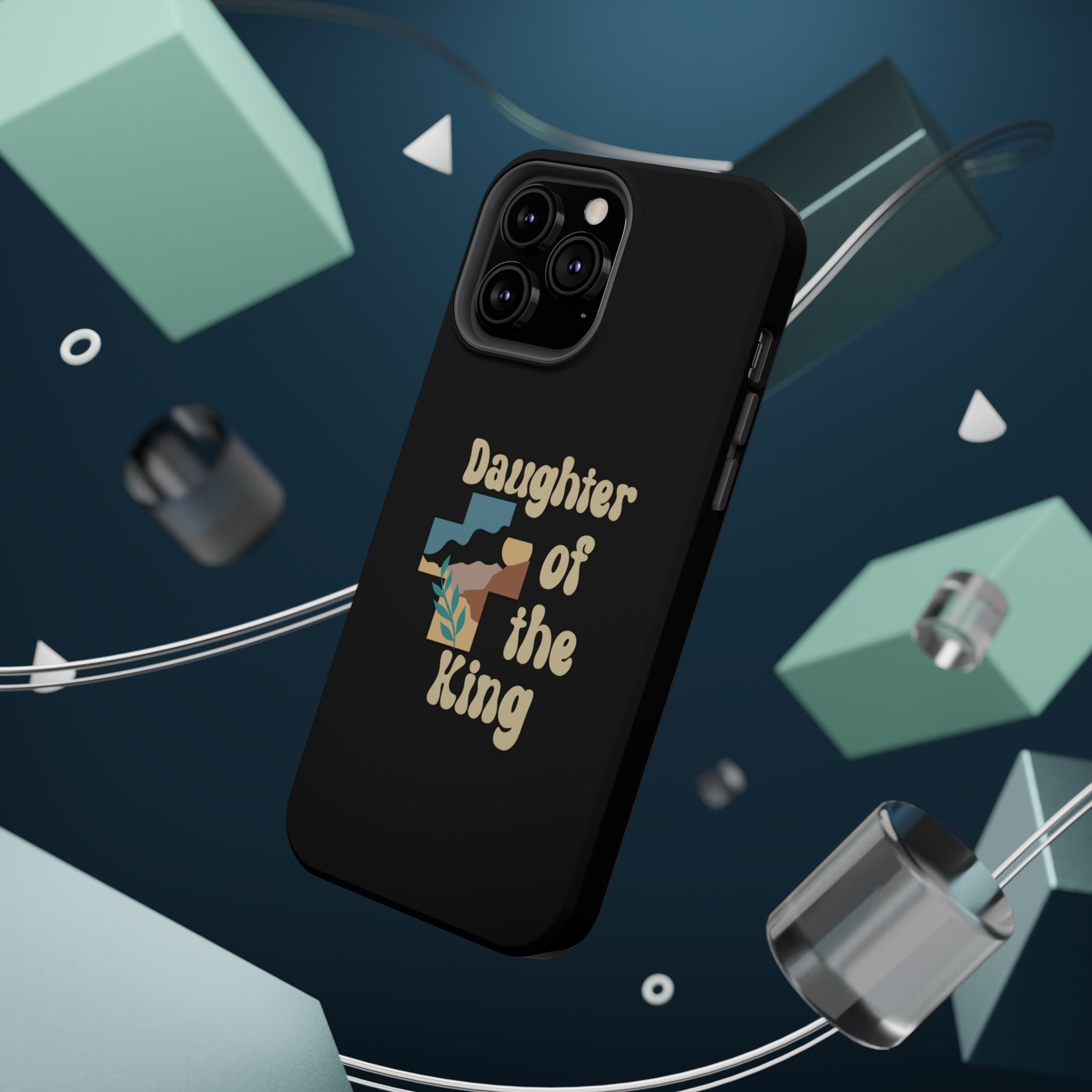 Daughter of the King - Magnetic Phone Case Christian theme - Perfect Gift for Friends, Unique Phone Accessories, Trendy Cases for Her, Personalized Mobile Covers, [...]
