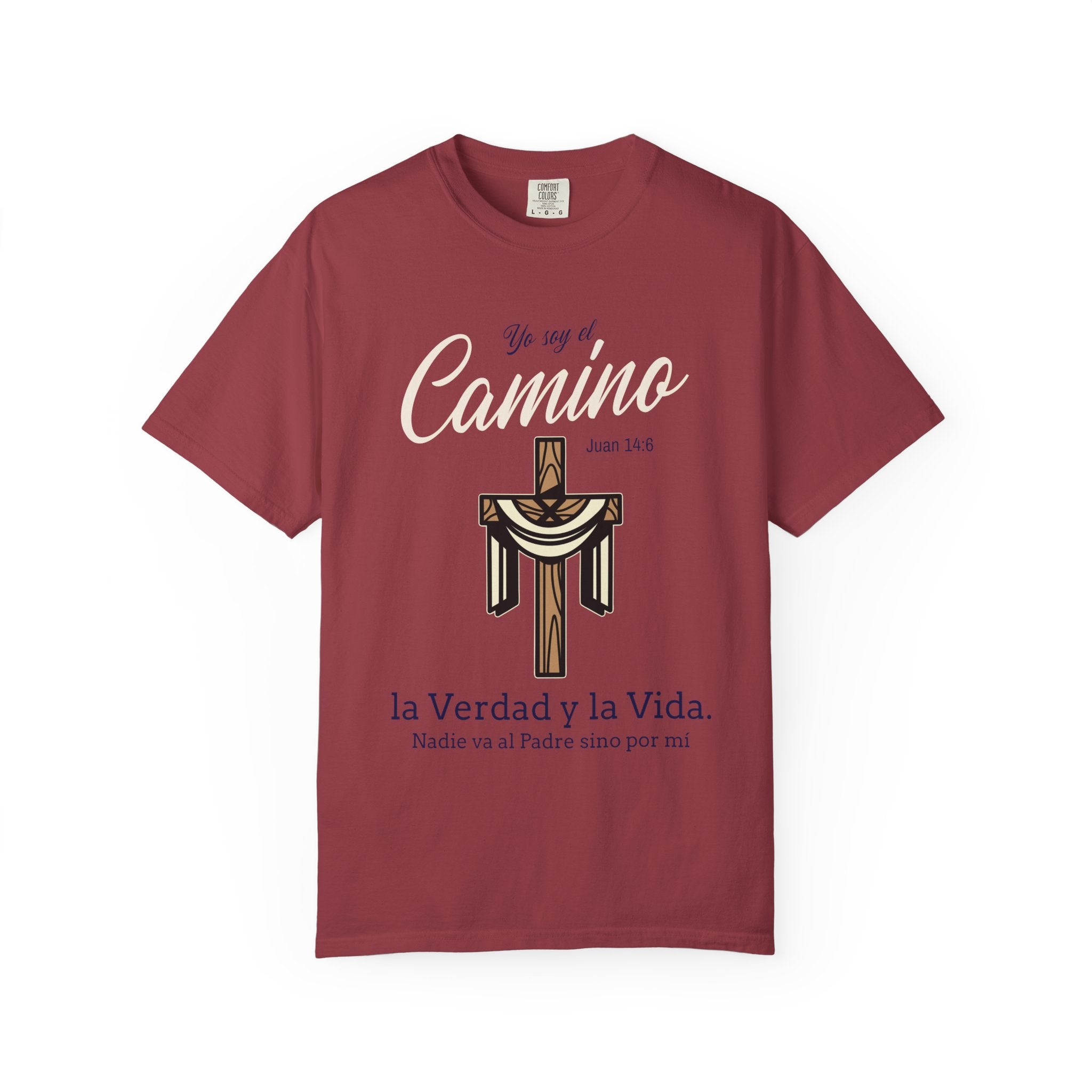 Unisex T-shirt Spanish Religious Quote Juan 14:6 - Yo soy el Camino Y La Verda.
