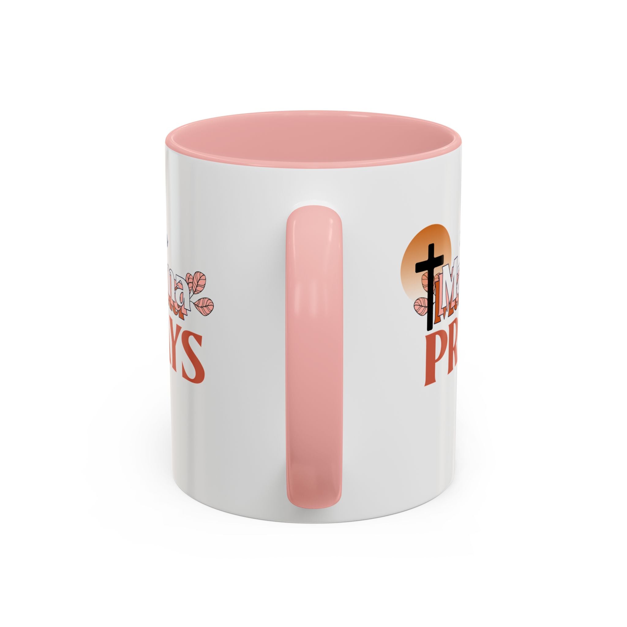 Faith-Inspired Accent Coffee Mug - Meaningful Gift for Moms, Christian Decor, Daily Inspiration, Family Gatherings, Religious Occasions