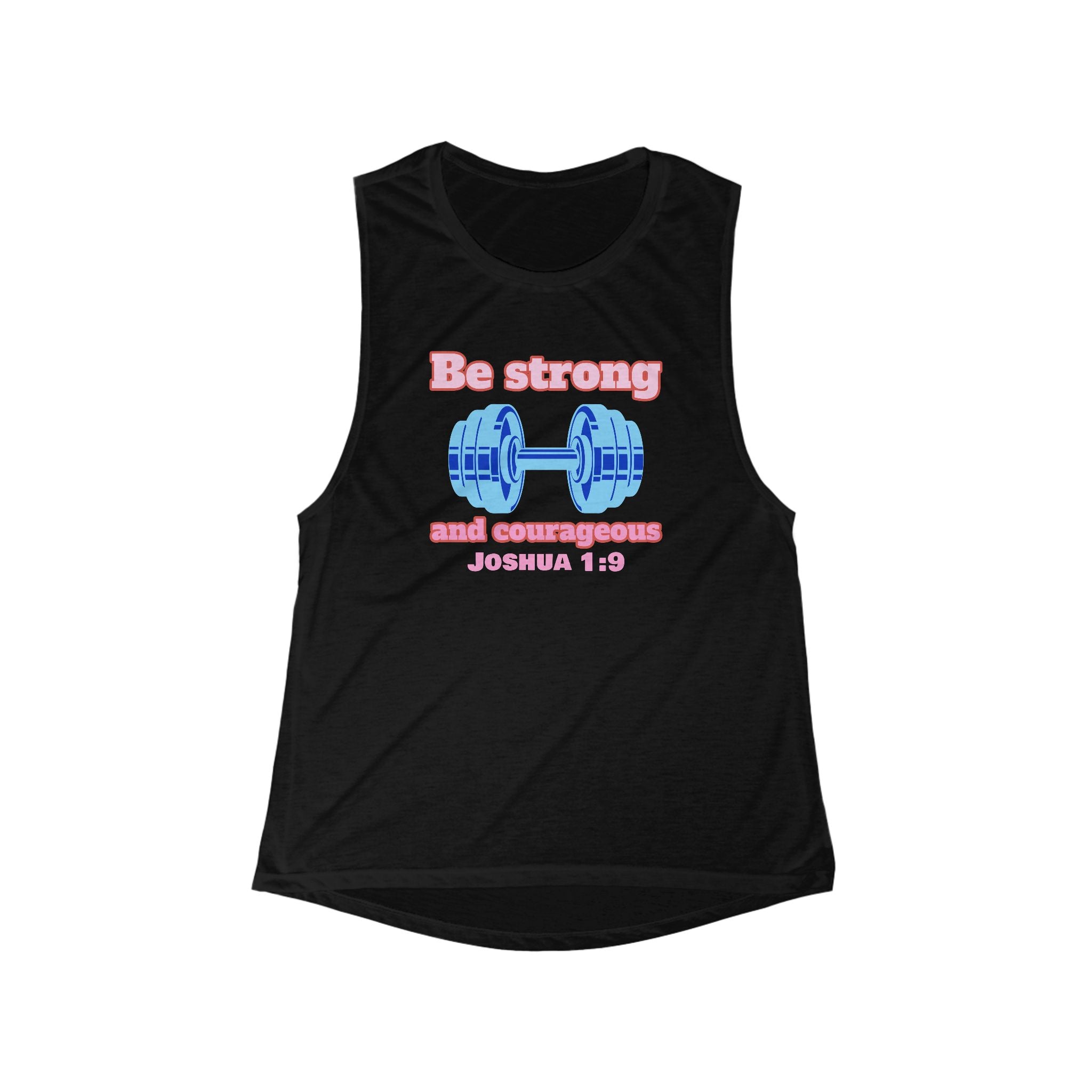 Empowering Women's Fitness Tank with Uplifting Bible Message | Gym Wear | Workout Top | Workout Muscle Tank | Fitness Gift