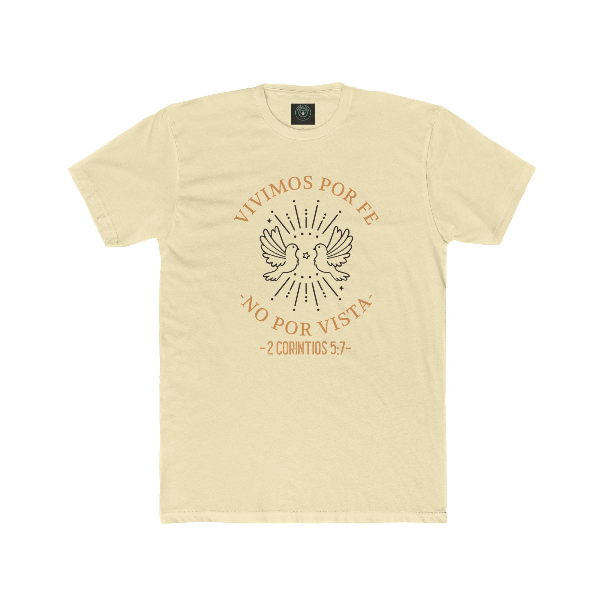 Spanish Faith Tee - Vivimos por Fe, not por Vista - Unisex Cotton Crew