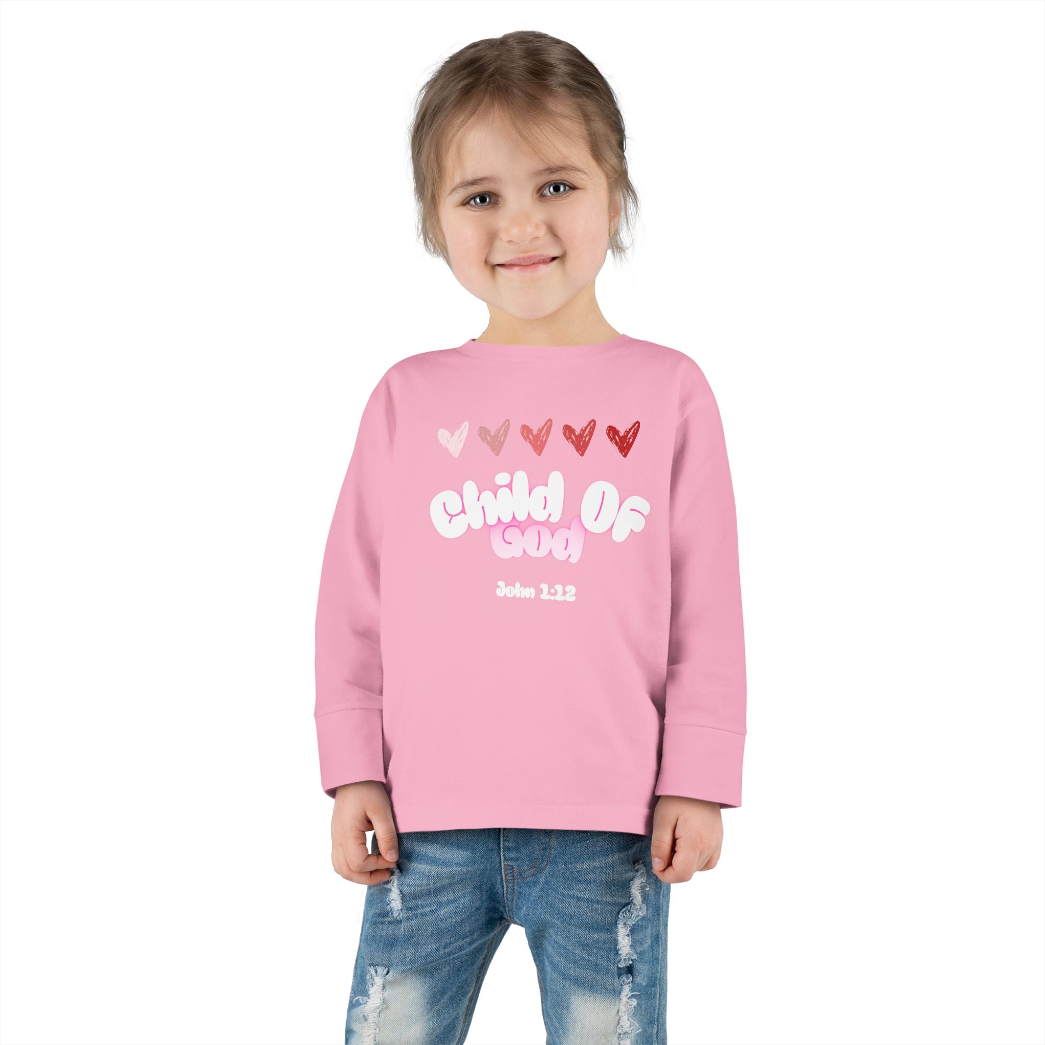 Toddler Tee featuring John 1:12- Child of God - Faithfully Hecho